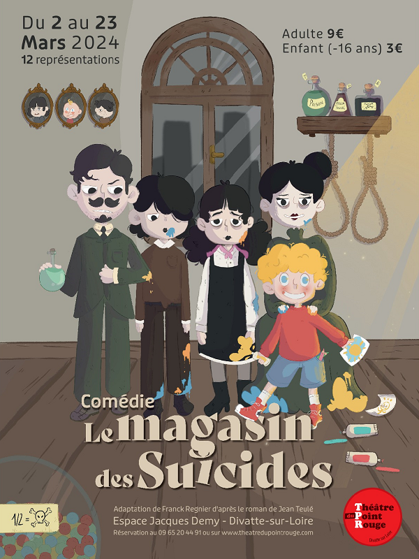l'affiche du magasin des suicides